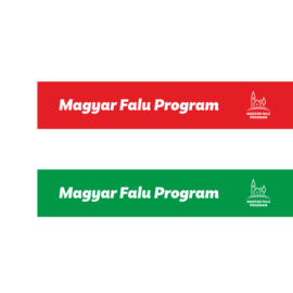 Magyar Falu Program kisbolt kirakatmatrica