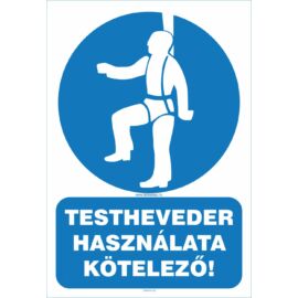 Testheveder kötelező tábla