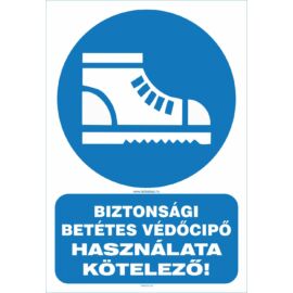 biztonsági védőcipő használata kötelező