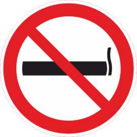 dohányozni tilos piktogram