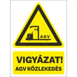 agv közlekedés tábla