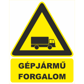 Gépjármű forgalom tábla