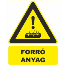 forró felület piktogram