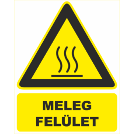 forró felület piktogram