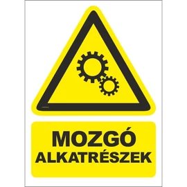 Mozgó alkatrészek matrica
