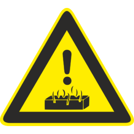 forró felület piktogram