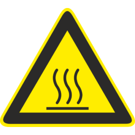 forró felület piktogram