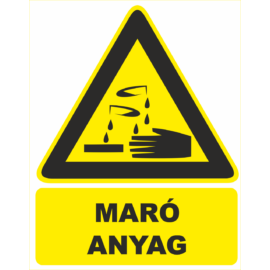 veszélyes anyagot jelző táblák