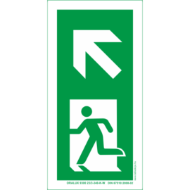 álló menekülési útvonal tábla balra fel álló menekülési útvonal tábla balra fel