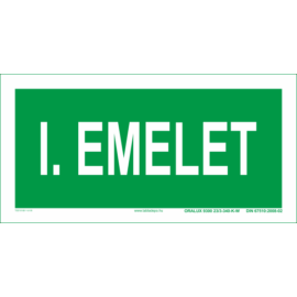 1. emelet tábla