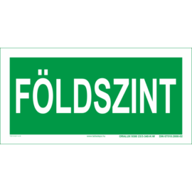 földszint tábla