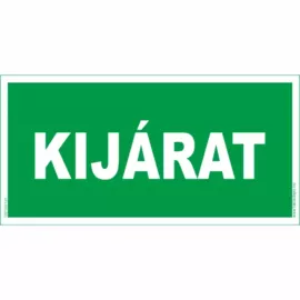 KIJÁRAT tábla