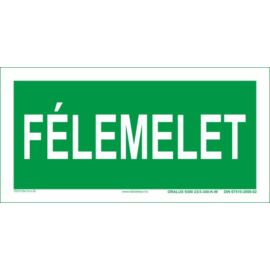 Félemelet matrica - utánvilágító - 200x100 mm