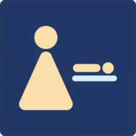 női WC sárga-kék női WC sárga-kék