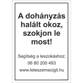 dohányzás halált okoz szokjon le most