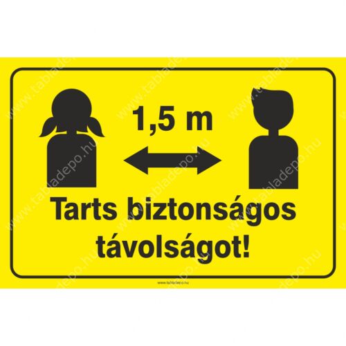 ügyeljen a távolságra
