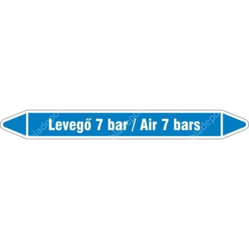 levegő 7 bar csőjelölő