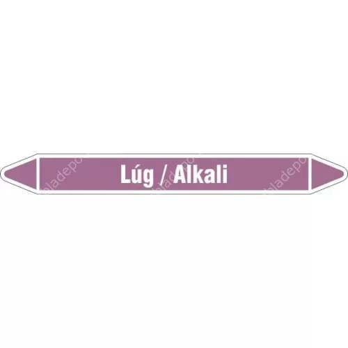 lúg csőjelölő