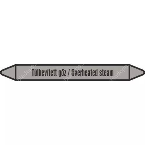 túlhevített gőz csőjelölő