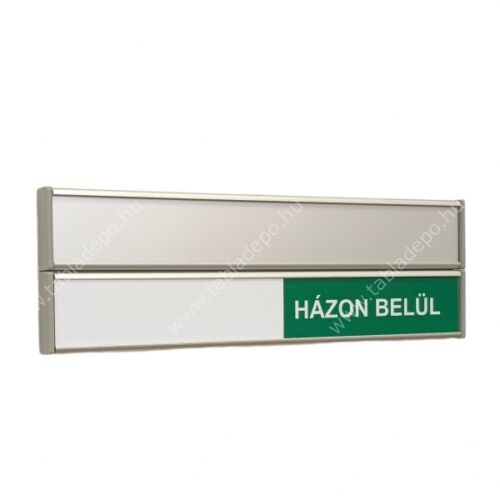 fali információs tábla - felirat nélkül/házon kívül/házon belül