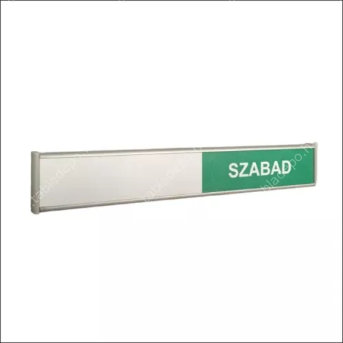 fali információs tábla - szabad/foglalt