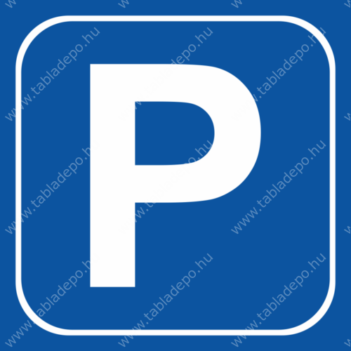 parkoló tábla