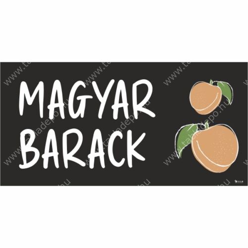 magyar barack tábla