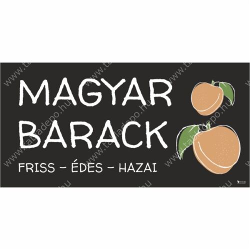magyar barack tábla