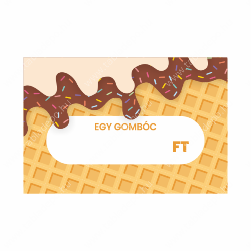 fagyizó gombóc ár matrica