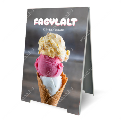Fagylalt megállító tábla