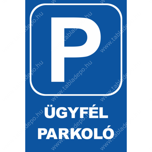 parkoló tábla