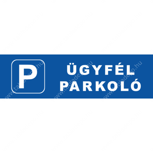 parkoló tábla