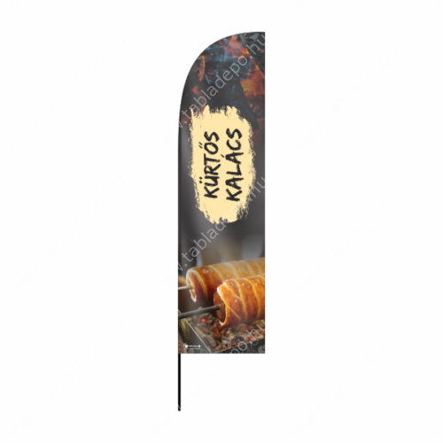 kürtőskalács strandzászló beach flag
