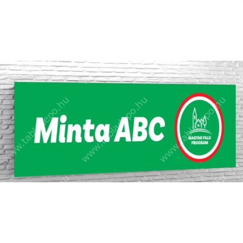 Magyar Falu Program kisbolt névtábla 150 x 40 cm (1500 x 400 mm)