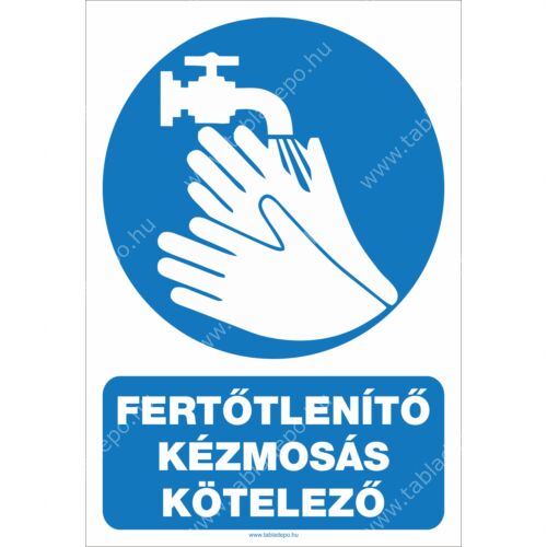 fertőtlenítő kézmosás kötelező