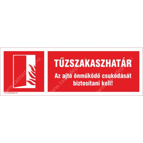 tűzszakasz határ tábla és matrica