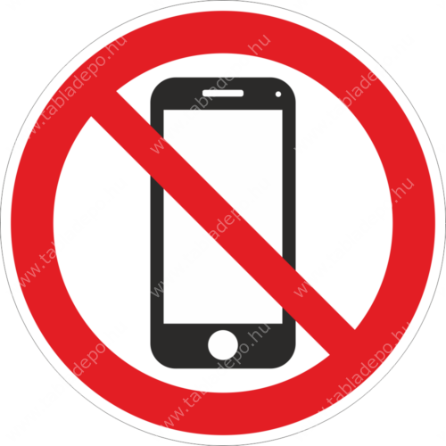 mobiltelefon használata tilos