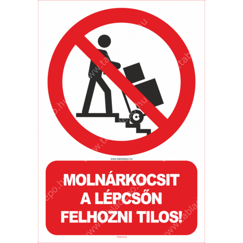 tiltó tábla