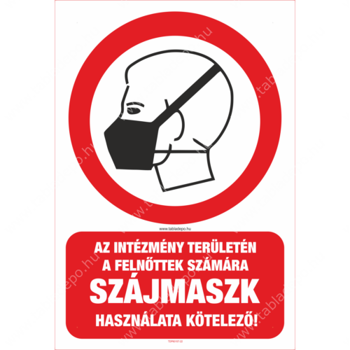maszk használata kötelező