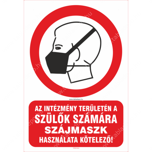 maszk használata kötelező