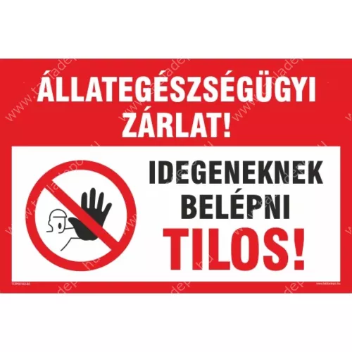 állategészségügyi zárlat