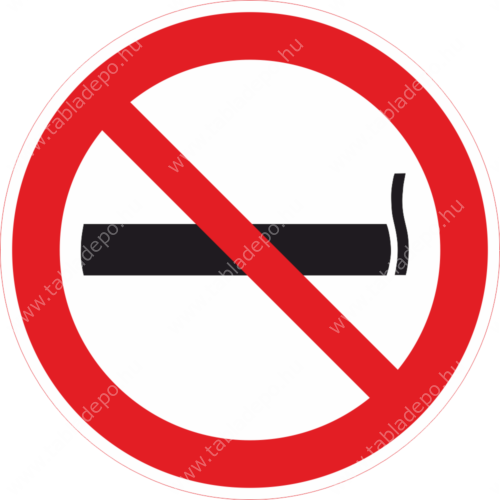 dohányozni tilos tábla