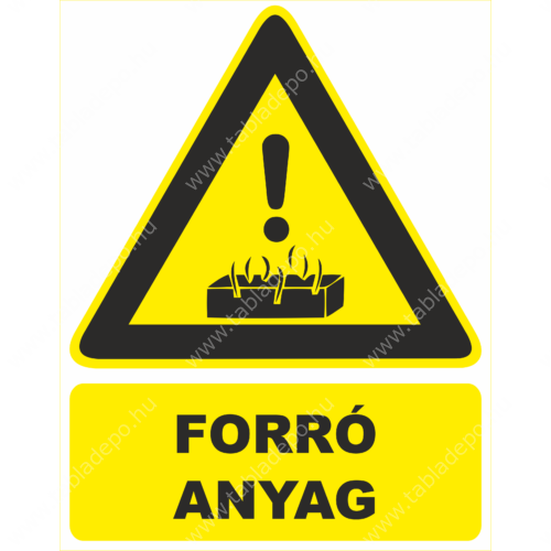 forró felület piktogram