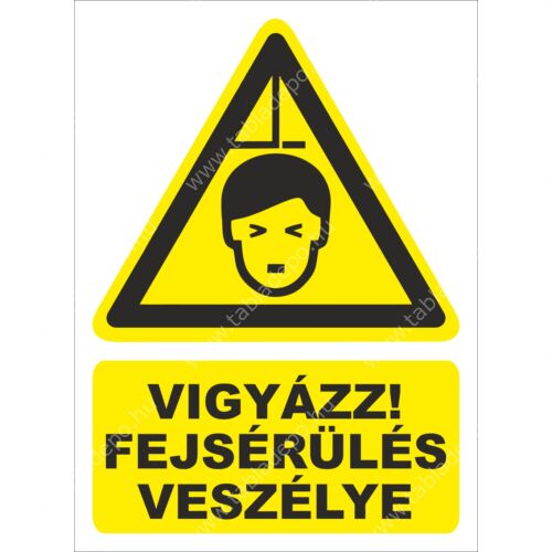 munkavédelmi tábla, kézsérülés veszélye