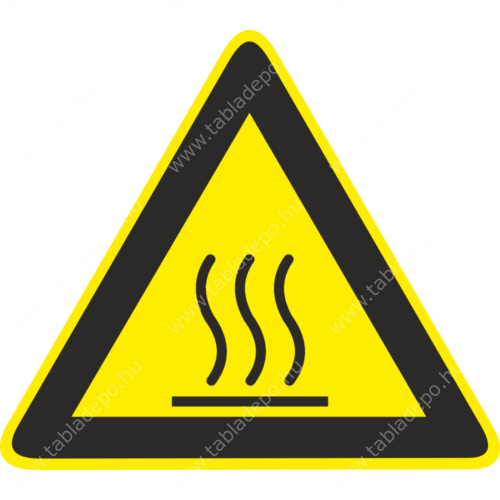 forró felület piktogram