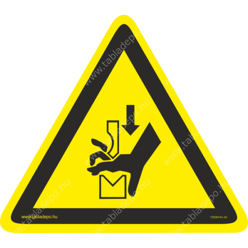 kézsérülés veszélye piktogram