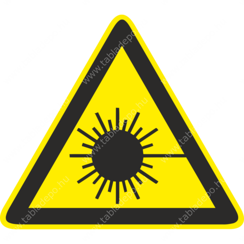 lézersugár piktogram