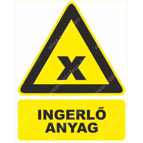 veszélyes anyagot jelző táblák