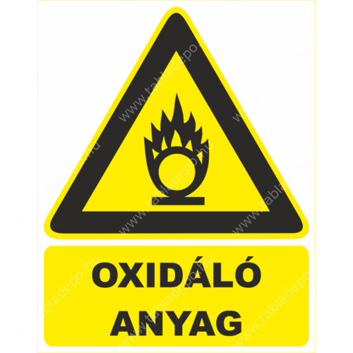 veszélyes anyagot jelző táblák