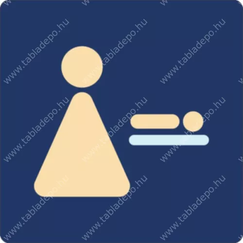 női WC sárga-kék